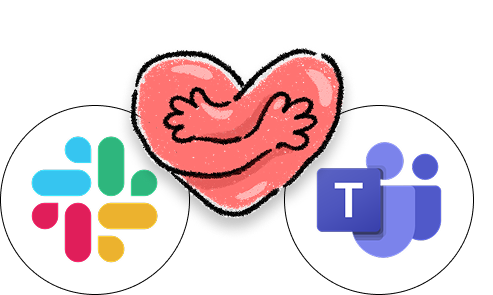 Teamphonic integration with slack and microsoft team